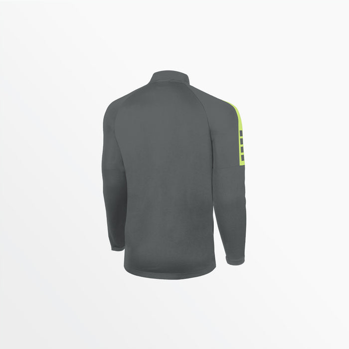 Capelli MEN'S MADISON TRAINING JACKET Medium Grey Lime