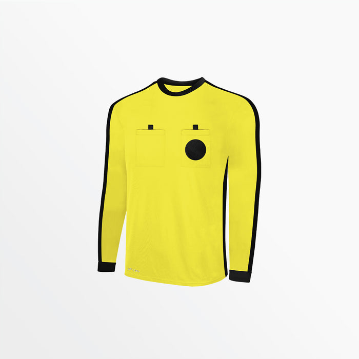 capelli MEN'S NCAA REFEREE LONG SLEEVE JERSEY Neon Yellow