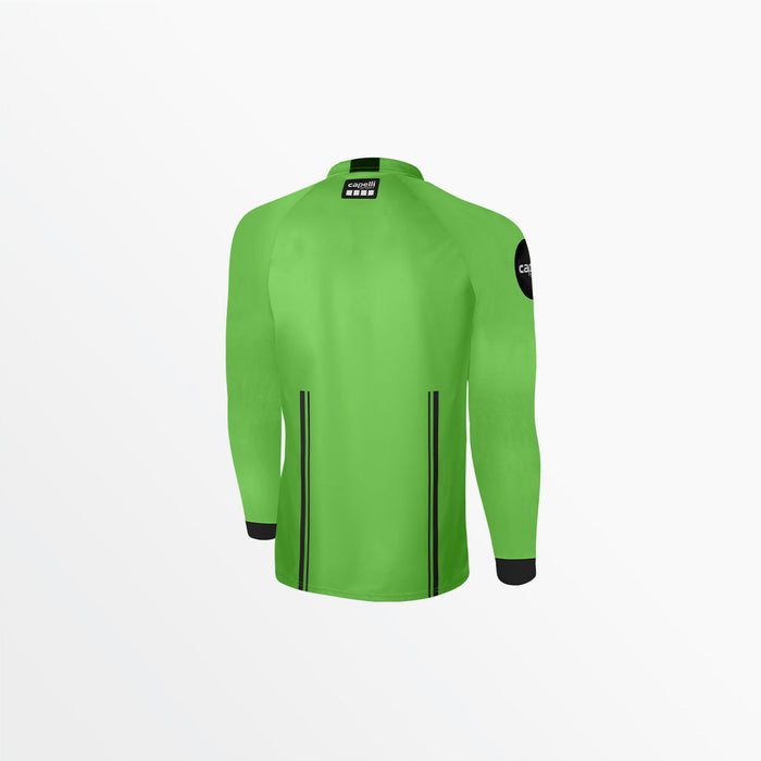 Capelli MEN'S OFFICIAL REFEREE V-NECK LONG SLEEVE JERSEY Referee Green