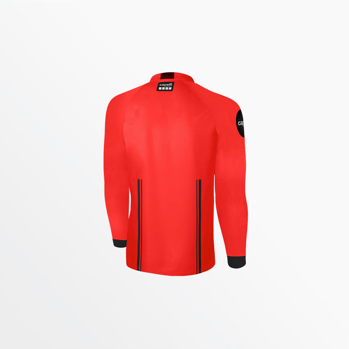 Capelli MEN'S OFFICIAL REFEREE V-NECK LONG SLEEVE JERSEY Referee Red