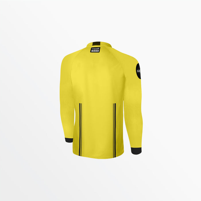 Capelli MEN'S OFFICIAL REFEREE V-NECK LONG SLEEVE JERSEY Referee Yellow