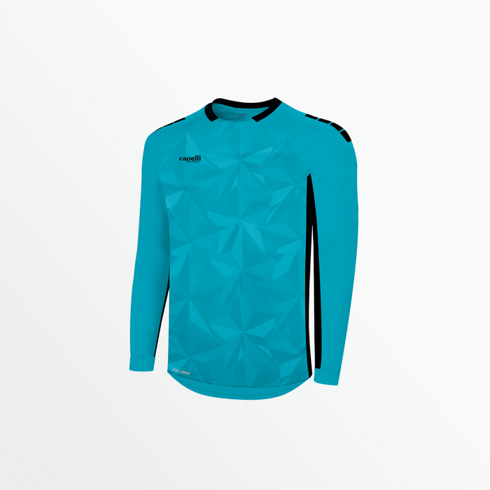 capelli MEN'S PITCH STAR LONG SLEEVE GOALKEEPER JERSEY WITH PADDING Turquoise