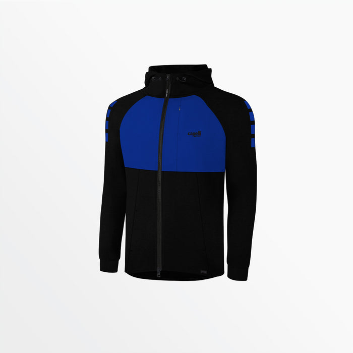 capelli MEN'S TECH ⅠⅠ ZIP UP HOODIE Black Royal Blue