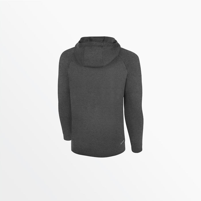 Capelli MEN'S THERMA FLEECE WOVEN FRONT JACKET Dark Heather Grey