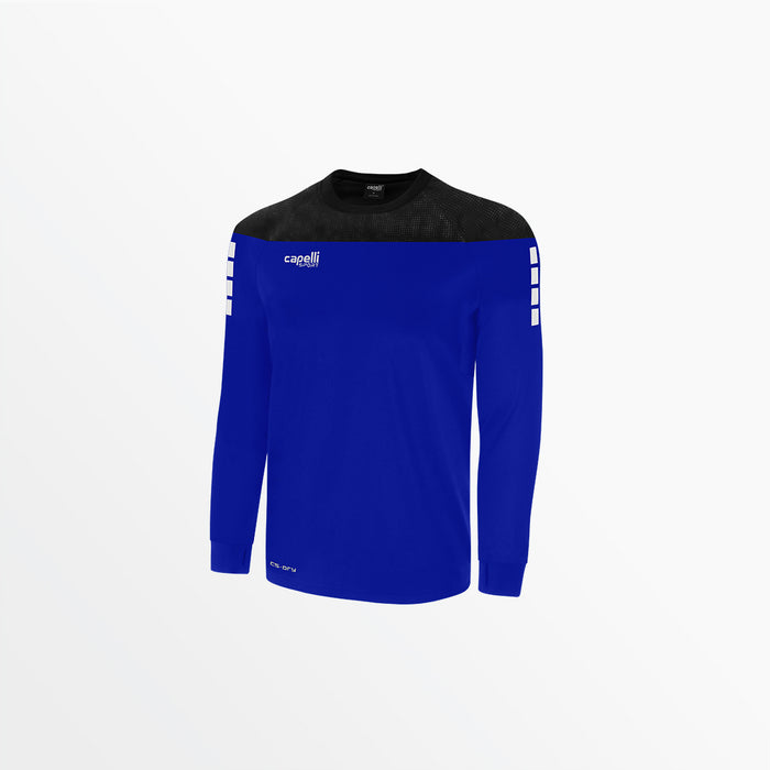 capelli MEN'S TRIBECA POLY SWEATER Black Royal Blue