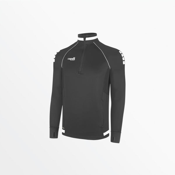capelli MEN'S UPTOWN 1/4 ZIP TRAINING TOP Dark Grey