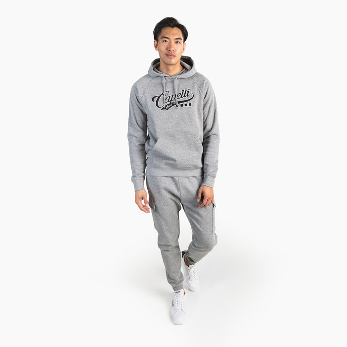 Capelli MEN'S VARSITY LOGO PULLOVER HOODIE Light Heather Grey
