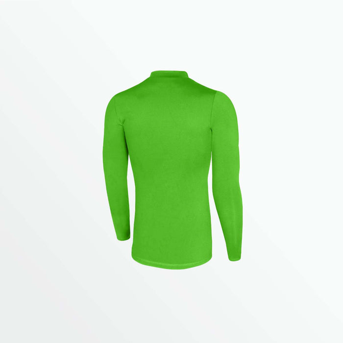 Capelli MEN'S WARM LONG SLEEVE PERFORMANCE TOP Power Green