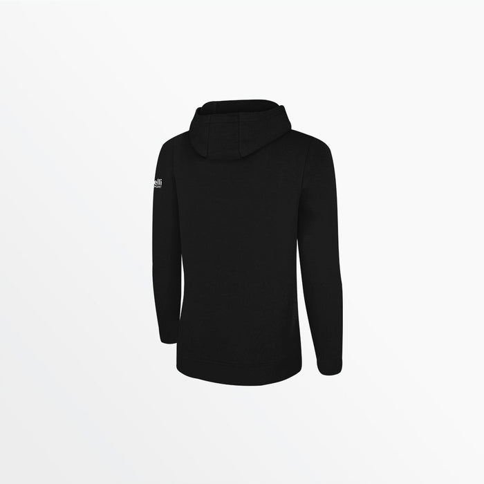 Capelli WOMEN'S BASICS FLEECE PULLOVER HOODIE WITH SLEEVE LOGO Black