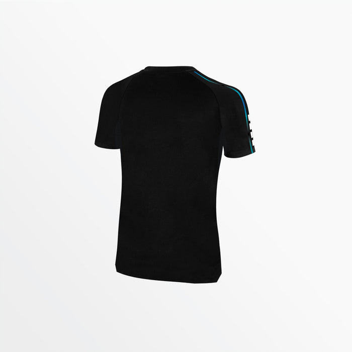 Capelli WOMEN'S BASICS ⅠⅠ OMBRE SHORT SLEEVE TRAINING TOP Black Turquoise