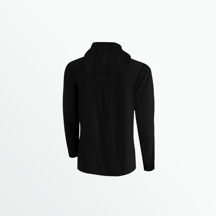 Capelli WOMEN'S BASICS MIXED MEDIA MICRO FLEECE JACKET WITH HOODIE