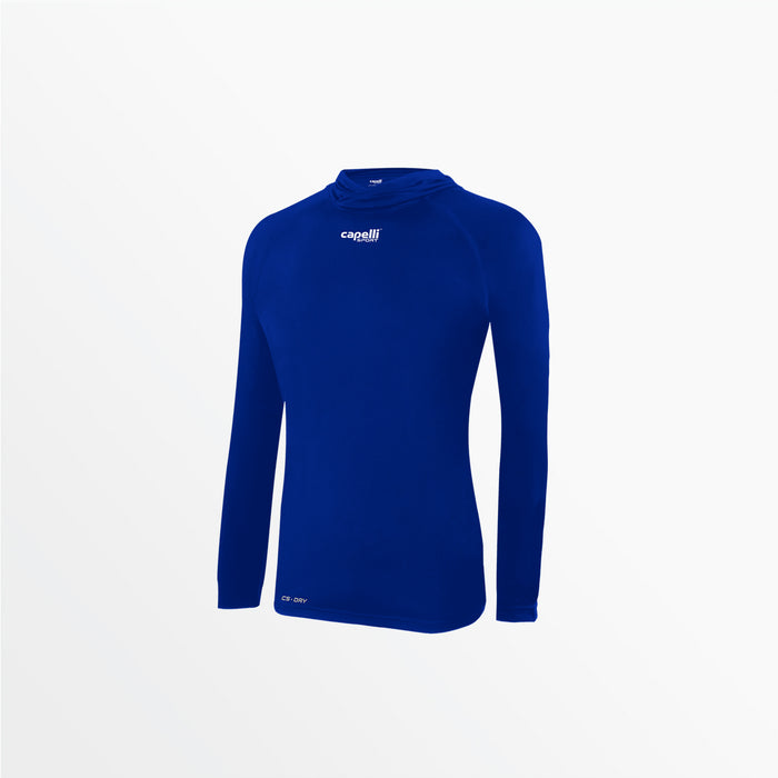 capelli WOMEN'S CLUB LONG SLEEVE POLY TEE Royal Blue
