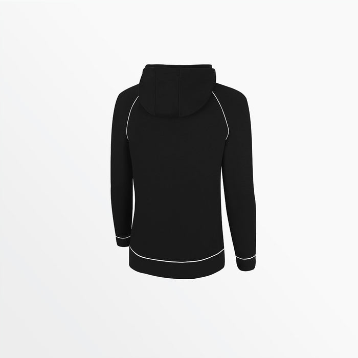 Capelli WOMEN'S EMPIRE ZIP HOODIE WITH PIPING Black