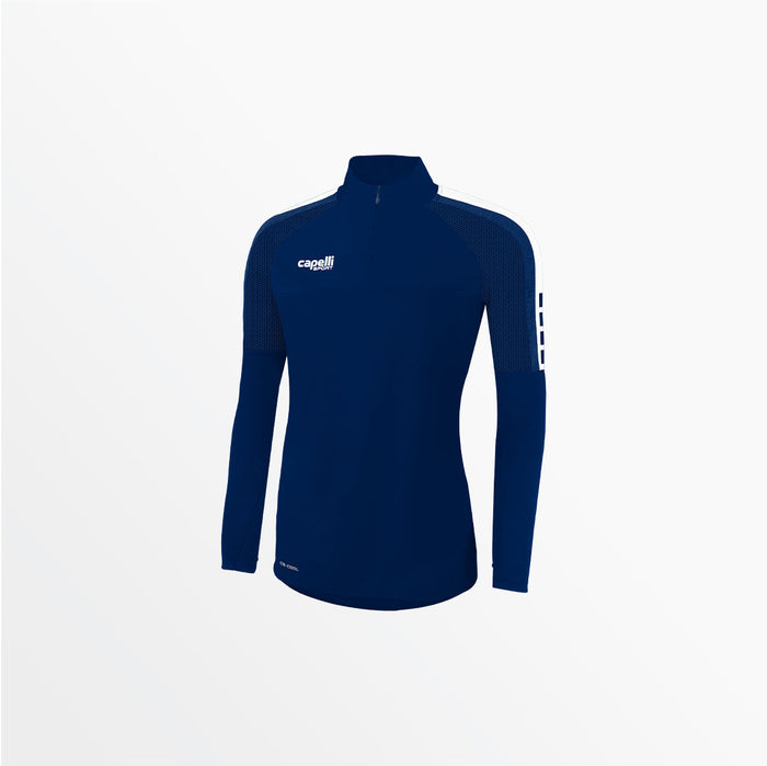 capelli WOMEN'S MADISON 1/4 ZIP TECHNICAL TRAINING TOP Navy