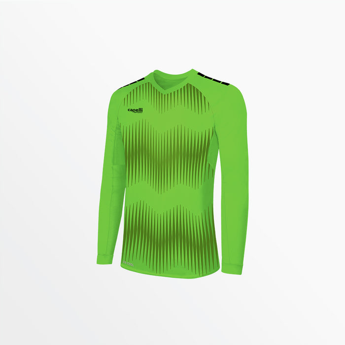 capelli WOMEN'S MADISON STATIC ⅠⅠ LONG SLEEVE GOALKEEPER JERSEY WITH PADDING Neon Green
