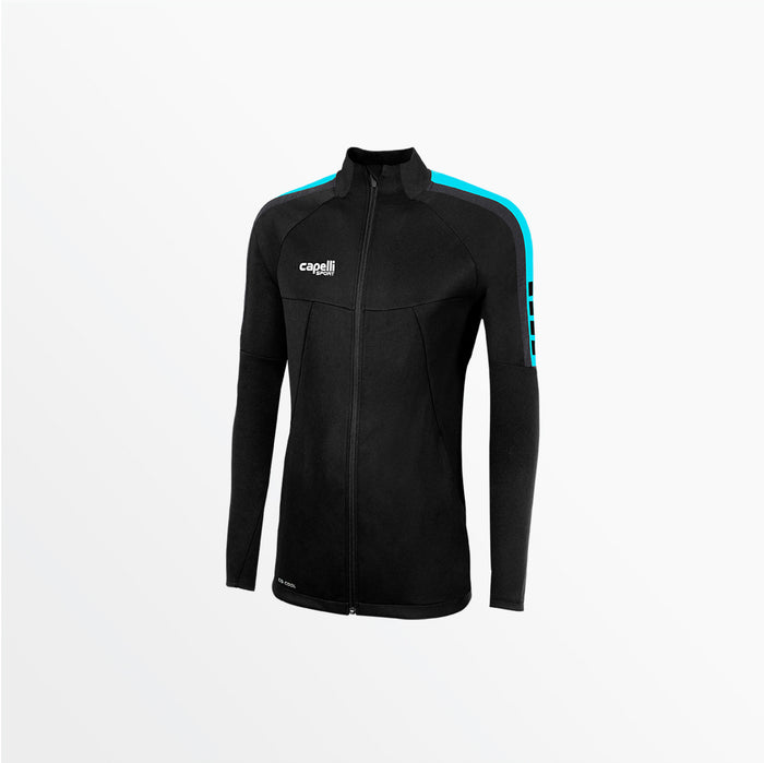 capelli WOMEN'S MADISON TRAINING JACKET Black Turquoise
