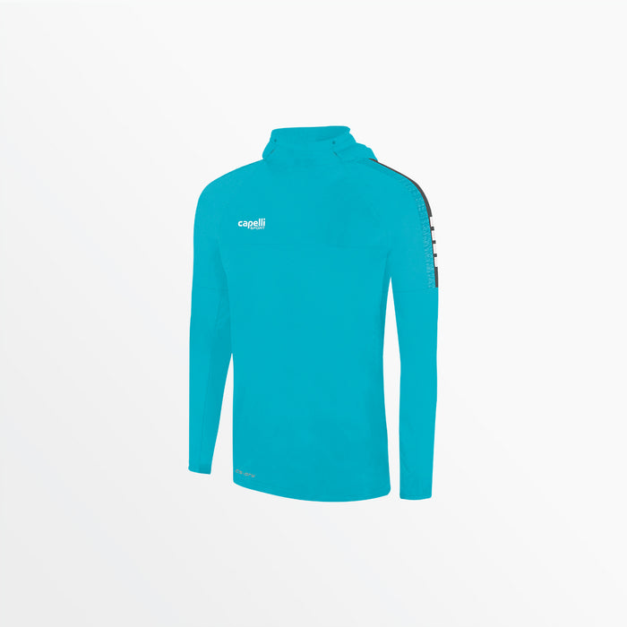 capelli WOMEN'S MADISON WARM TRAINING TOP Turquoise Medium Grey