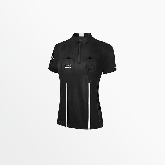 capelli WOMEN'S OFFICIAL REFEREE 1/4 ZIP SHORT SLEEVE JERSEY