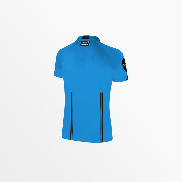 Capelli WOMEN'S OFFICIAL REFEREE V-NECK SHORT SLEEVE JERSEY Referee Blue