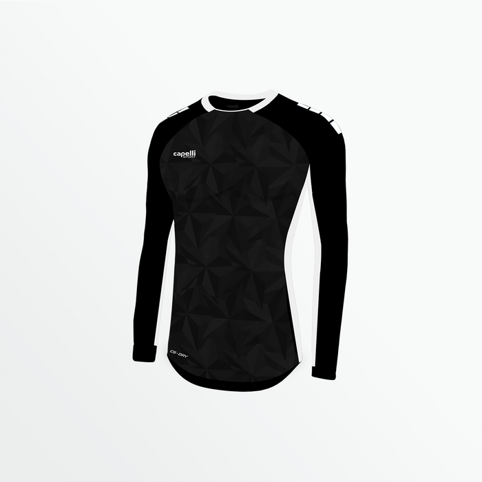 capelli WOMEN'S PITCH STAR LONG SLEEVE GOALKEEPER JERSEY Black
