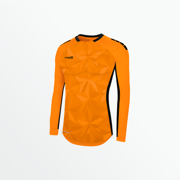 capelli WOMEN'S PITCH STAR LONG SLEEVE GOALKEEPER JERSEY Neon Orange