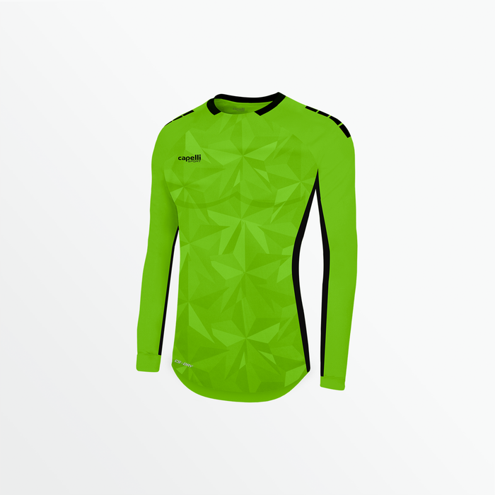 capelli WOMEN'S PITCH STAR LONG SLEEVE GOALKEEPER JERSEY Neon Green