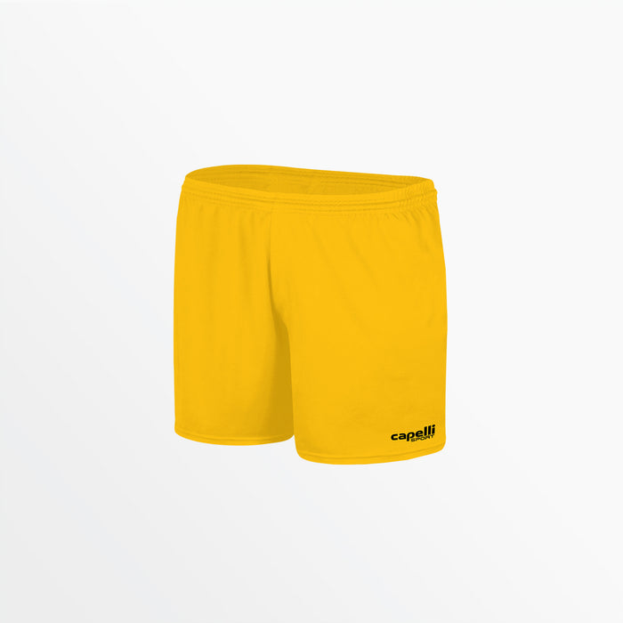 capelli WOMEN'S TEAM MATCH SHORTS 3" INSEAM Athletic Gold