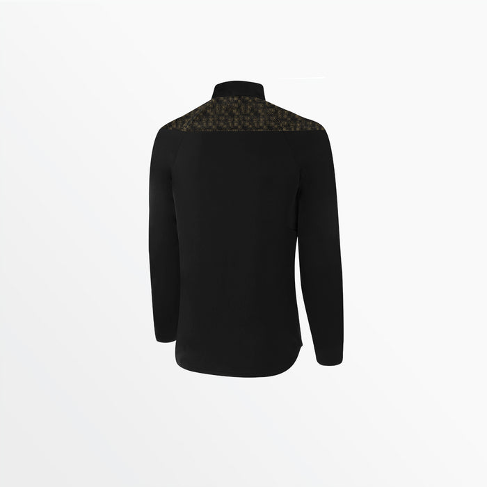 Capelli WOMEN'S TRIBECA 1/4 ZIP TRAINING JACKET Black Bright Gold