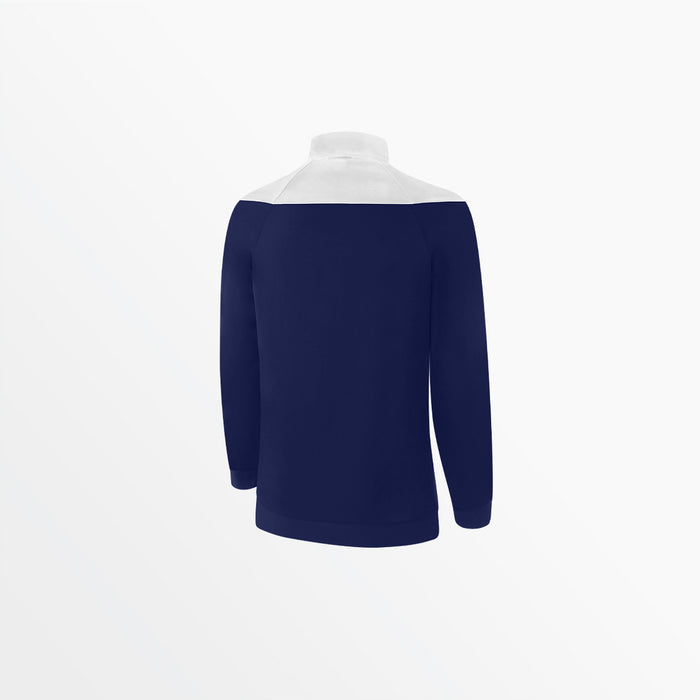 Capelli WOMEN'S TRIBECA 1/4 ZIP TRAINING JACKET Navy White