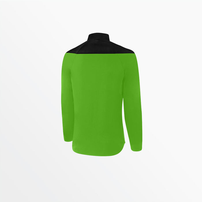 Capelli WOMEN'S TRIBECA 1/4 ZIP TRAINING JACKET Power Green Black
