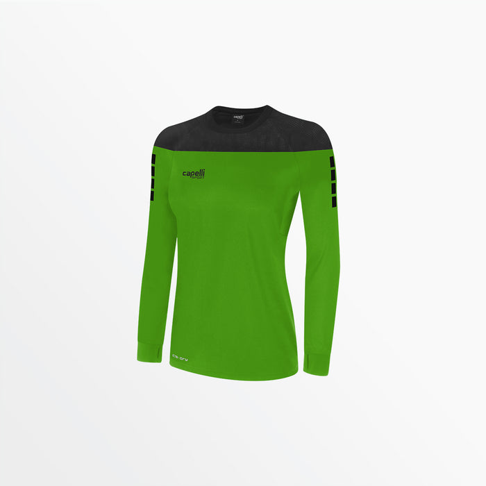 capelli WOMEN'S TRIBECA POLY SWEATER Power Green Black