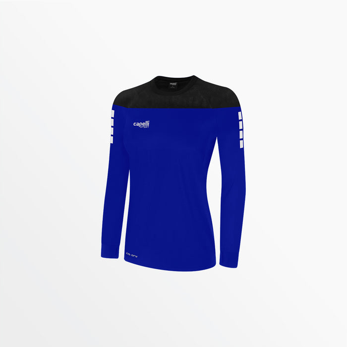 capelli WOMEN'S TRIBECA POLY SWEATER Royal Blue Black
