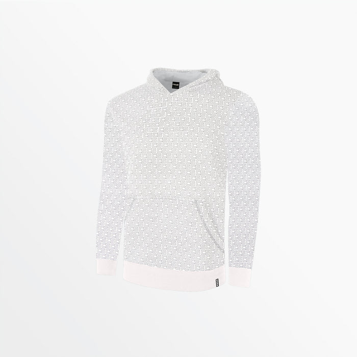 capelli YOUTH CS MONOGRAM PRINT PULLOVER HOODIE White Pale Grey