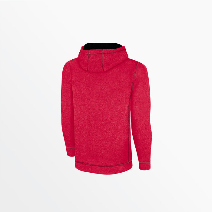 Capelli YOUTH ESSENTIAL HEATHER ZIP UP HOODIE Heather Red