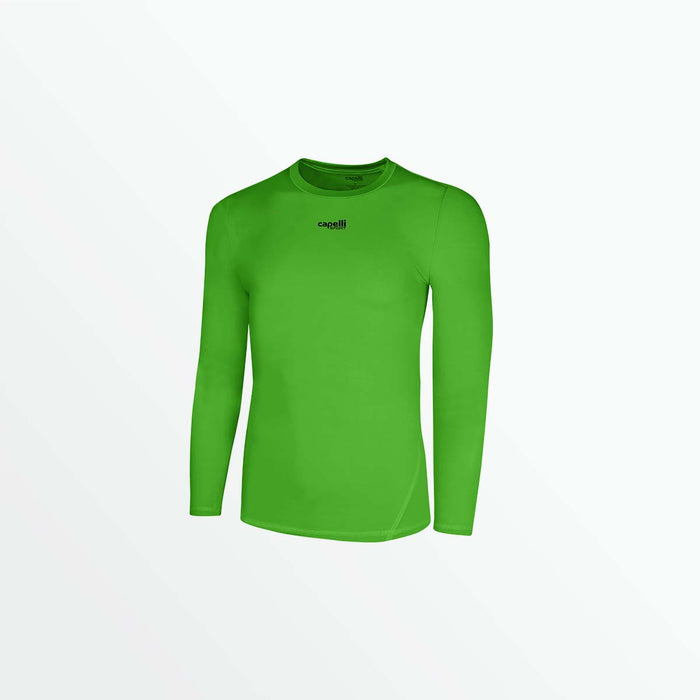 capelli YOUTH LONG SLEEVE PERFORMANCE TOP Power Green