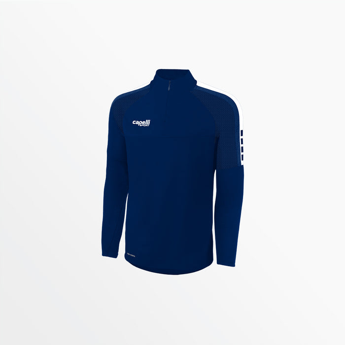 capelli YOUTH MADISON 1/4 ZIP TECHNICAL TRAINING TOP Navy