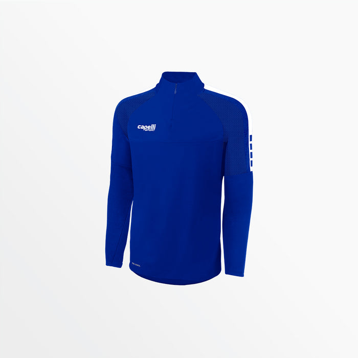 capelli YOUTH MADISON 1/4 ZIP TECHNICAL TRAINING TOP Royal Blue